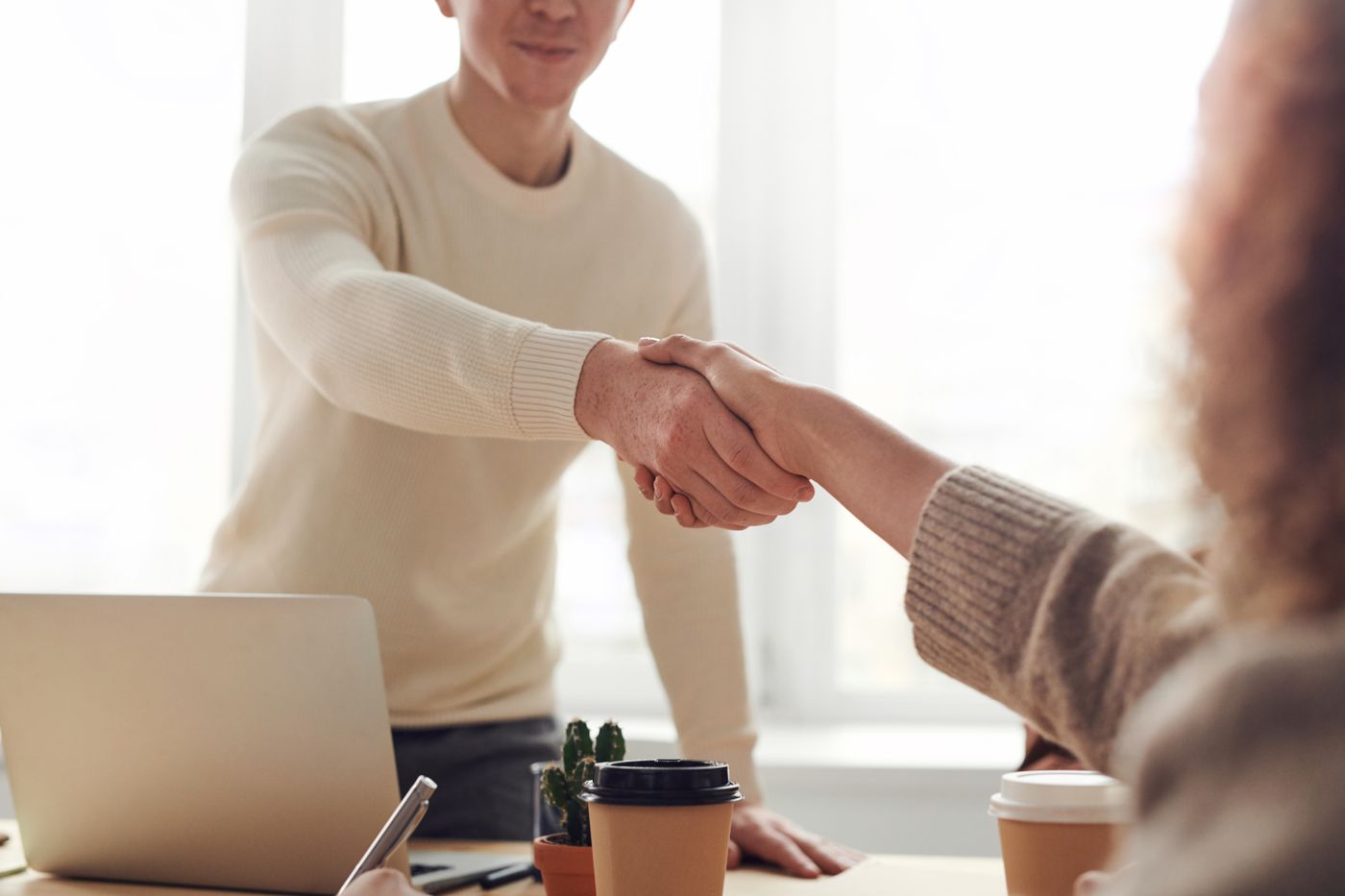 Buyer reviewing MLS searches