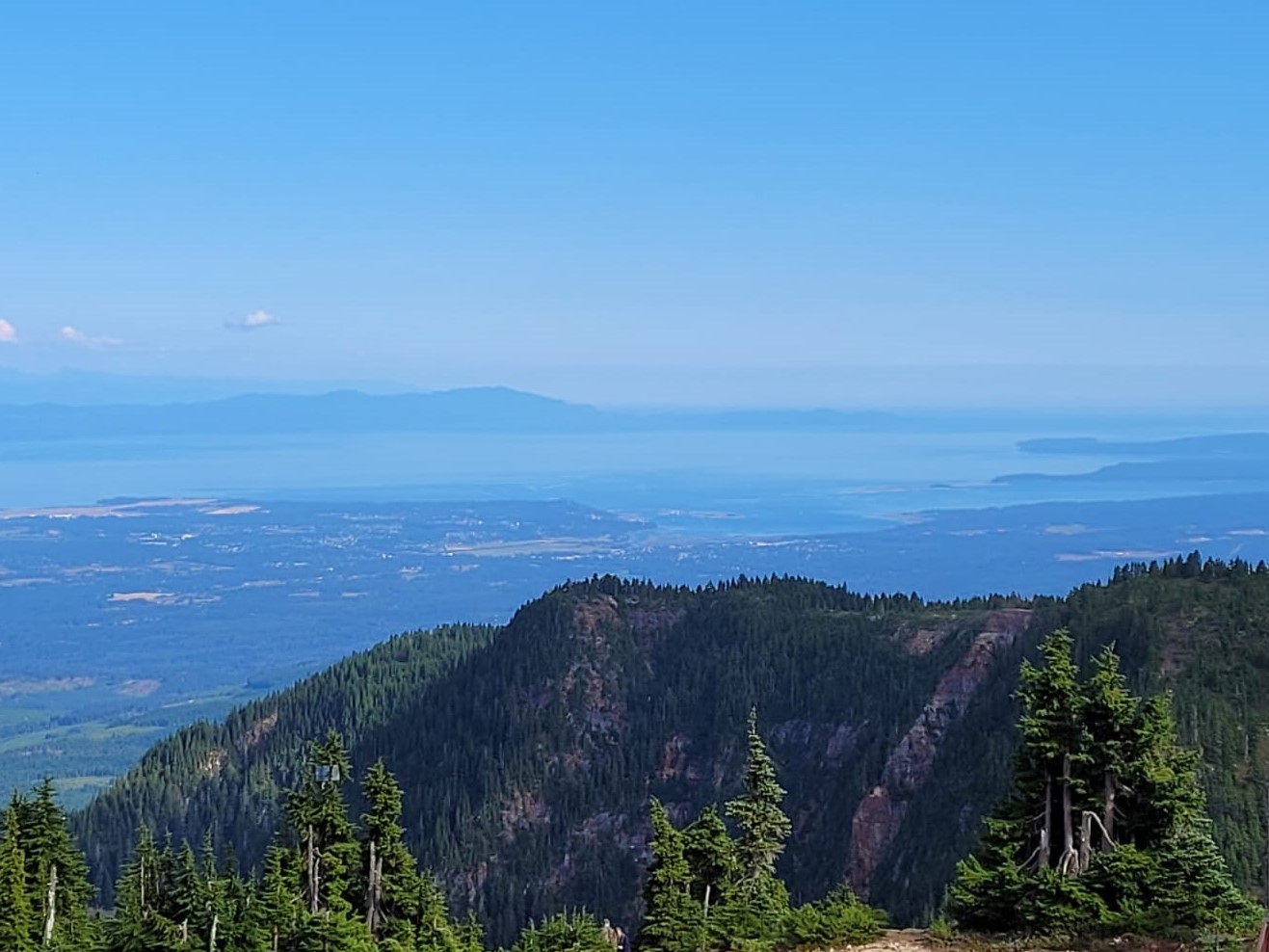 Comox Valley landscape on Vancouver Island
