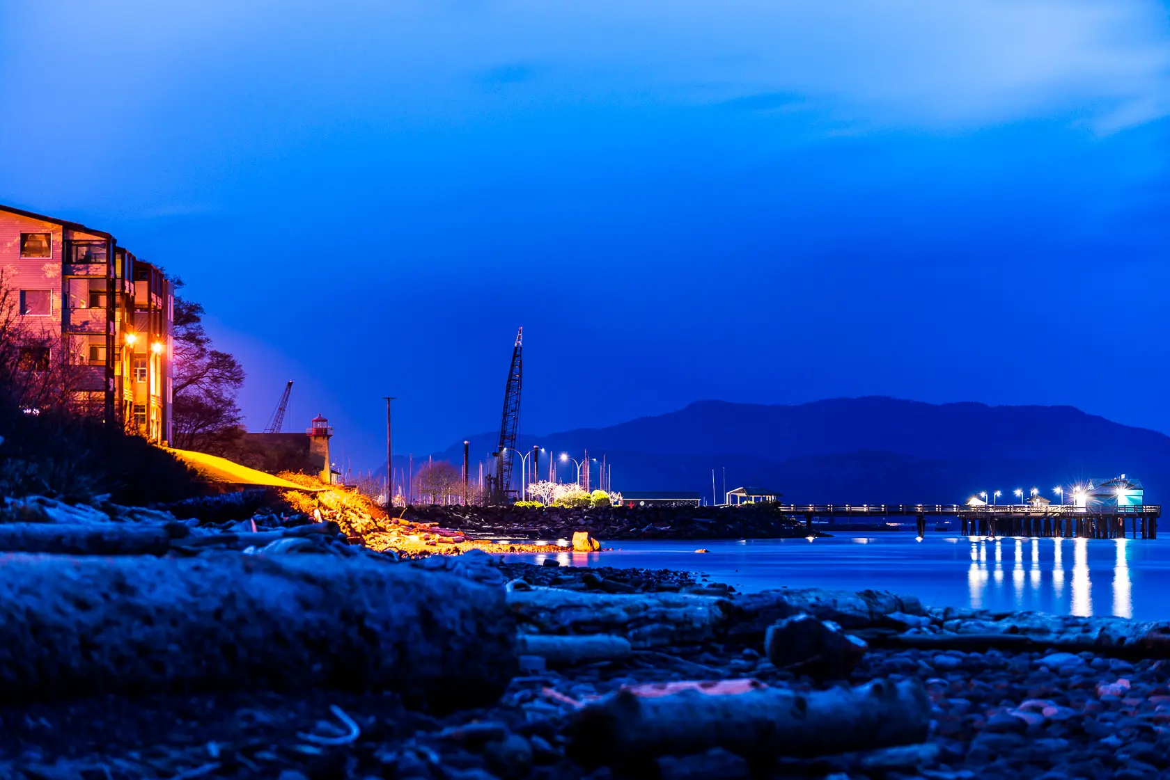 Waterfront route in Campbell River Seawalk